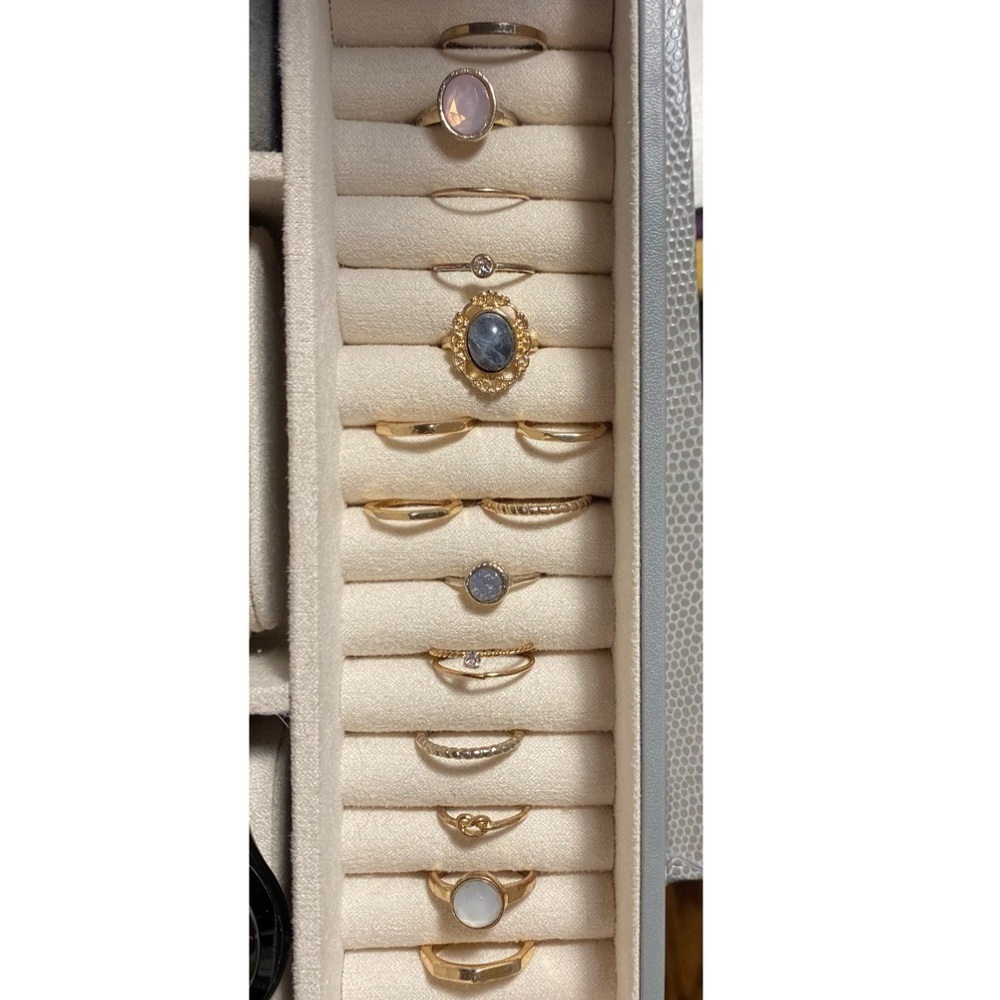 Ring collection (15 total)